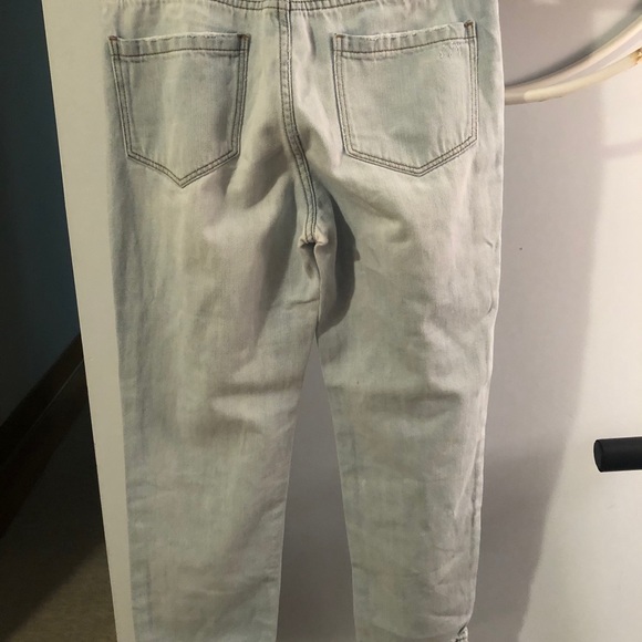 Armani Exchange A/E Women's 25 Boyfriend Distressed Denim Jeans - Picture 2 of 5